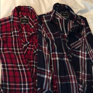 Rails plaid shirts